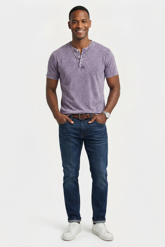 Leblanc™ | Camisa vintage abotonada para hombre